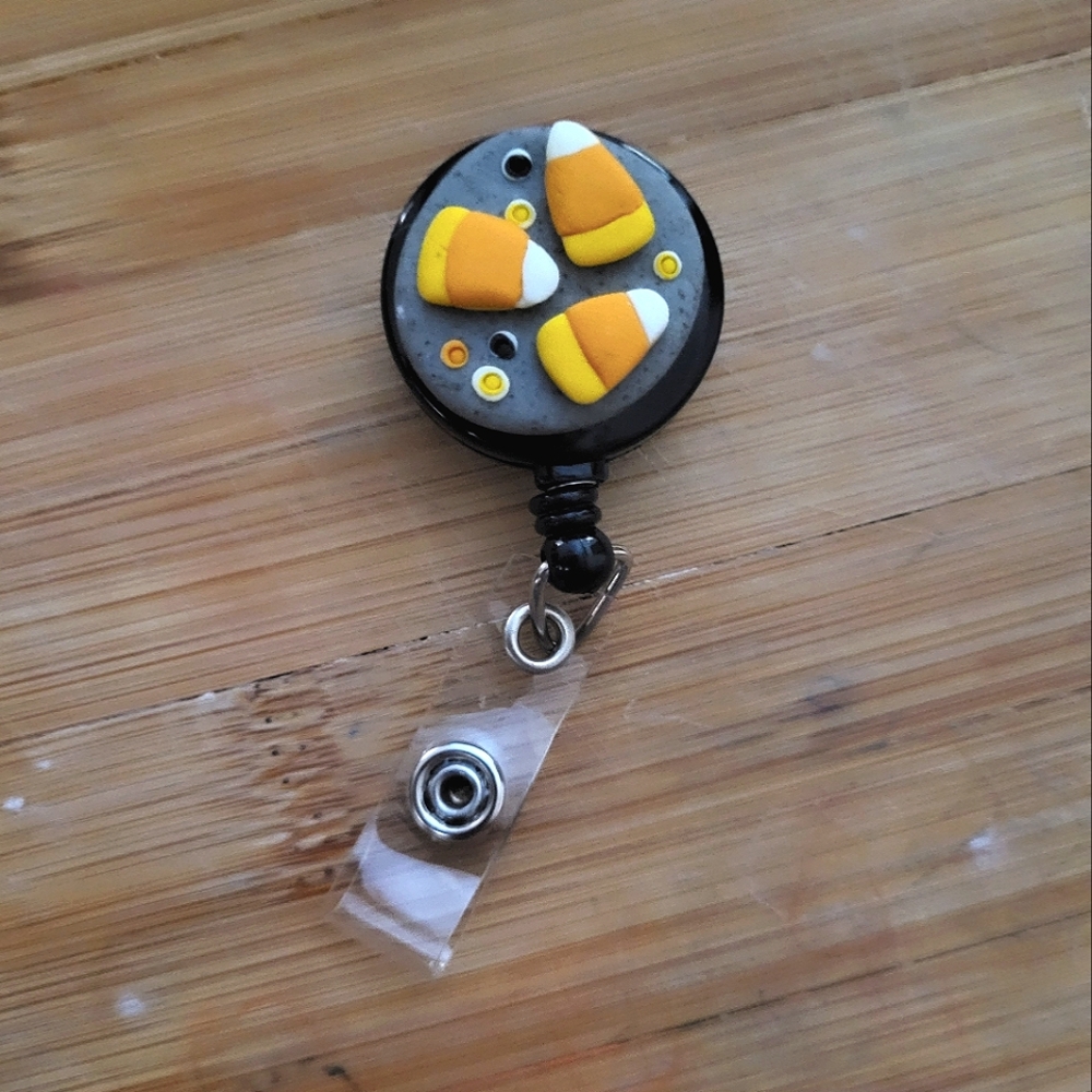 Candycorn Halloween Badge reel